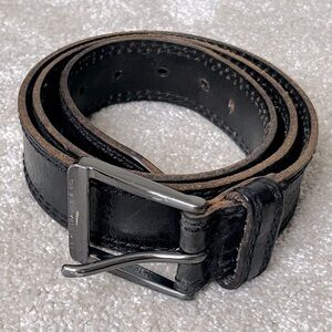Levi’s Black Leather Belt-Men’s 38-Casual Accessories-Classic-Simple-Skater-Boho